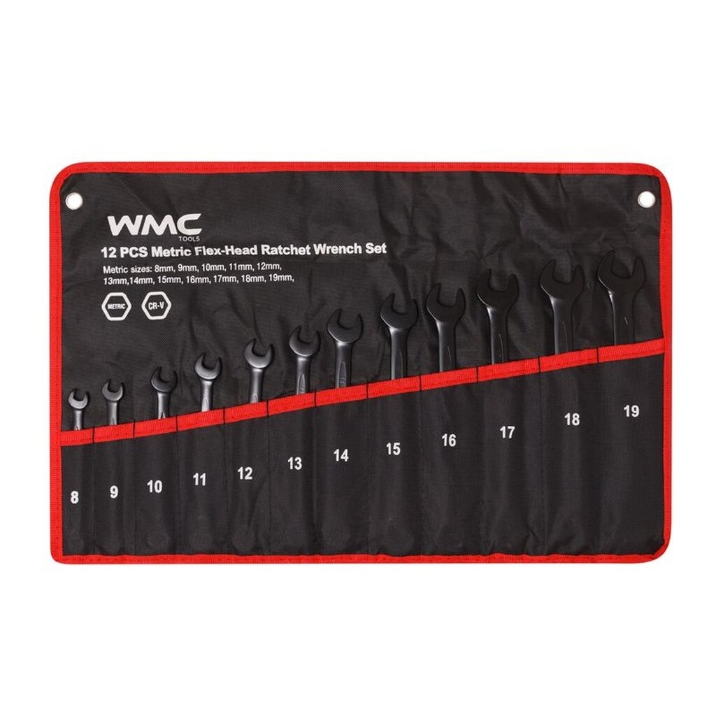 Набор комбинированных ключей WMC TOOLS 12пр, на полотне 47652 3012WMC WMC-3012