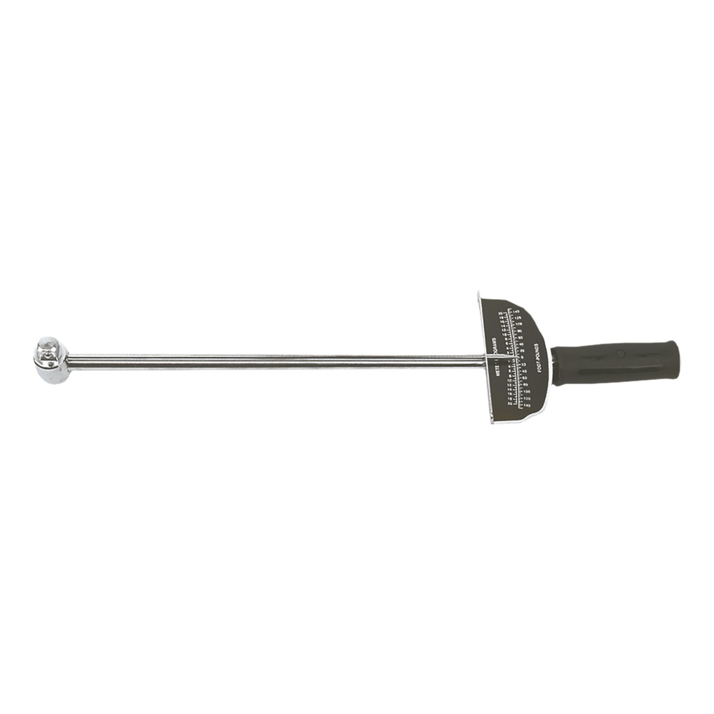 Динамометрический ключ (1/2 дюйма, 0-200 Нм) Top Tools 37D105