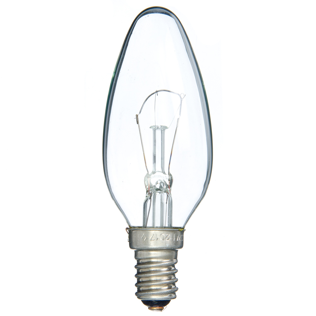 Лампа накаливания ДС-230-60Вт Е14 Свеча 913-014