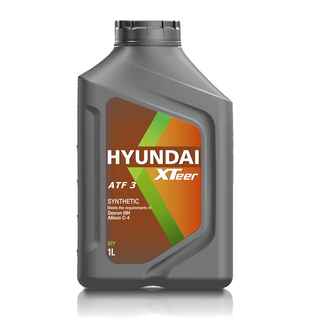 Трансмиссионное масло для АКПП синтетическое ATF 3, 1 л HYUNDAI XTeer 1011011