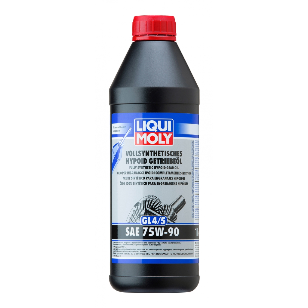 Масло синтетическое трансмиссионное Vollsynth.Hypoid-Getrieb. 75W-90 GL-4/GL-5/MT-1, 1 л LIQUI MOLY 1024