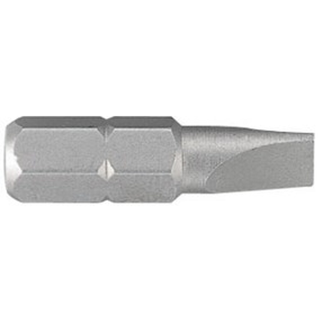 Вставка бита торцевая 1/4", Slotted, 7х1.2 мм, L = 25 мм KING TONY 102507S1