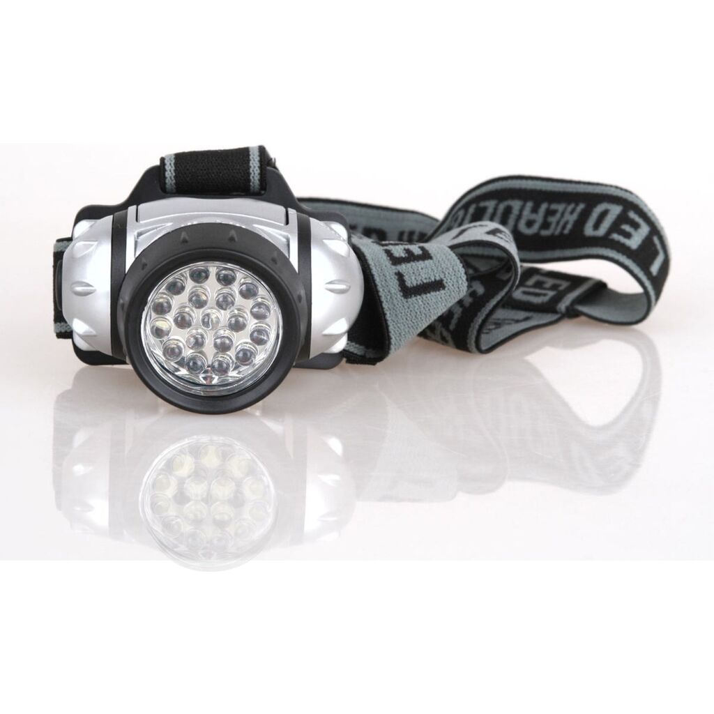 Налобный фонарь Ultraflash LED 5353 (металлик, 19LED, 4 реж, 3XR03, пласт, коробка) 10262