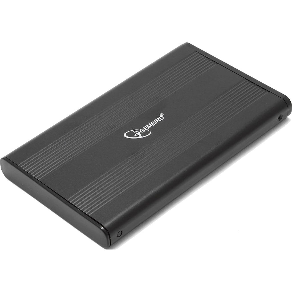 Внешний корпус Gembird 2.5" USB 2.0 SATA металл черный EE2-U2S-5 13045