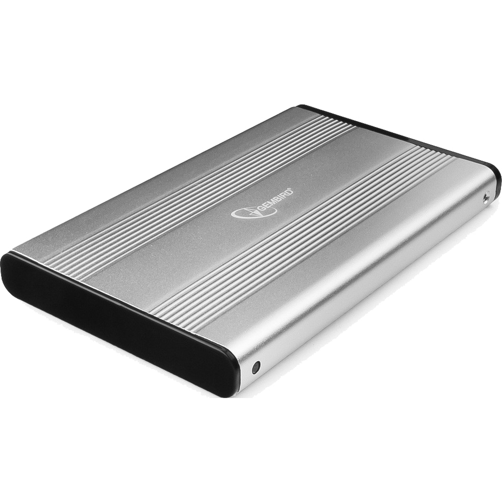 Внешний корпус Gembird 2.5" USB 2.0 SATA металл серебро EE2-U2S-5-S 13140