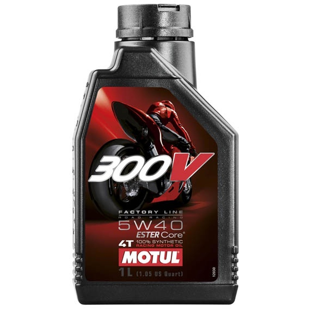 Моторное масло 300 V 4T FL Road Racing SAE 5W40 1 л MOTUL 104112