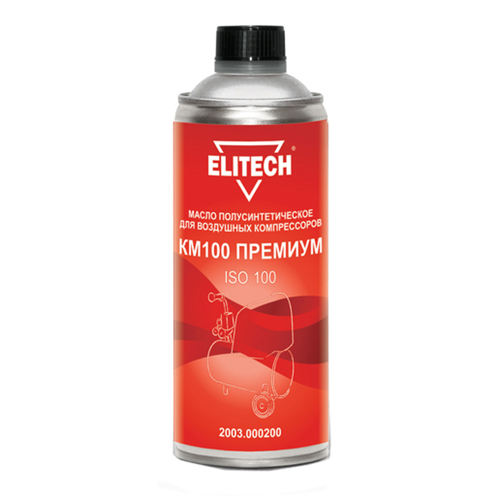 Масло полусинтетическое Премиум (0.45 л) для воздушных компрессоров ELITECH 2003.000200