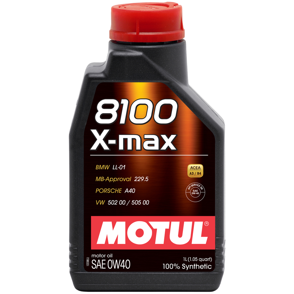 Синтетическое масло 8100 X-max SAE 0W40 1л MOTUL 104531