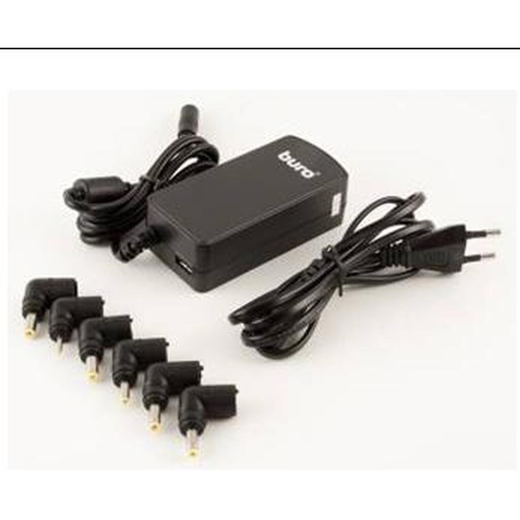 Адаптер питания BURO BUM-0061A40 автоматический 40W 9.5V-19V 6-CONNECTORS 1XUSB 1A от электросети