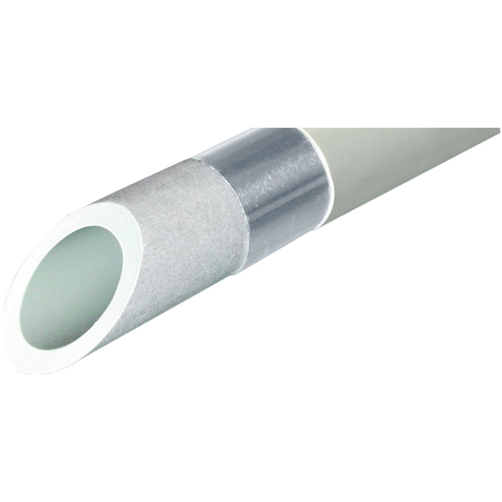 Труба PP-RCT 32х3.6, 4м с алюминиевым слоем без перфорации FV-Plast Stabioxy 106432