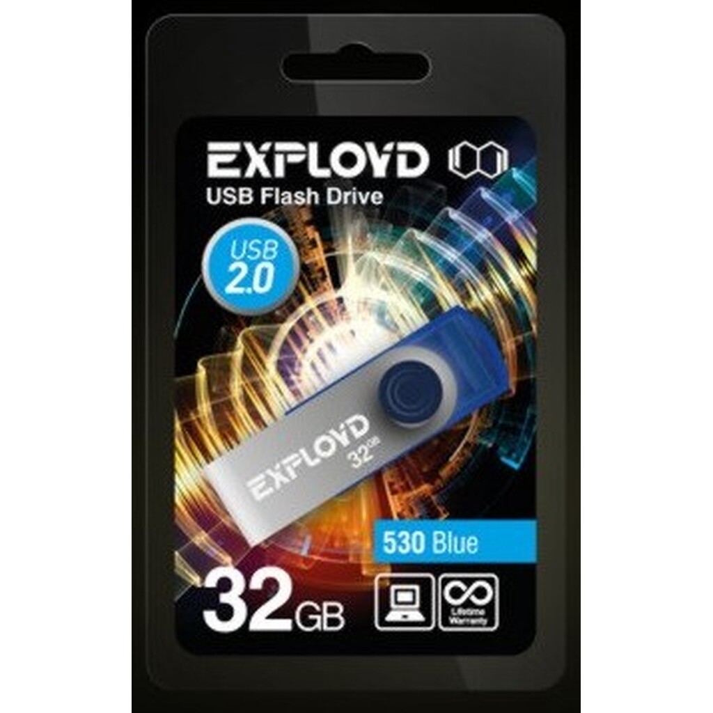 USB флэш-накопитель EXPLOYD 32GB 530 синий o-1073428