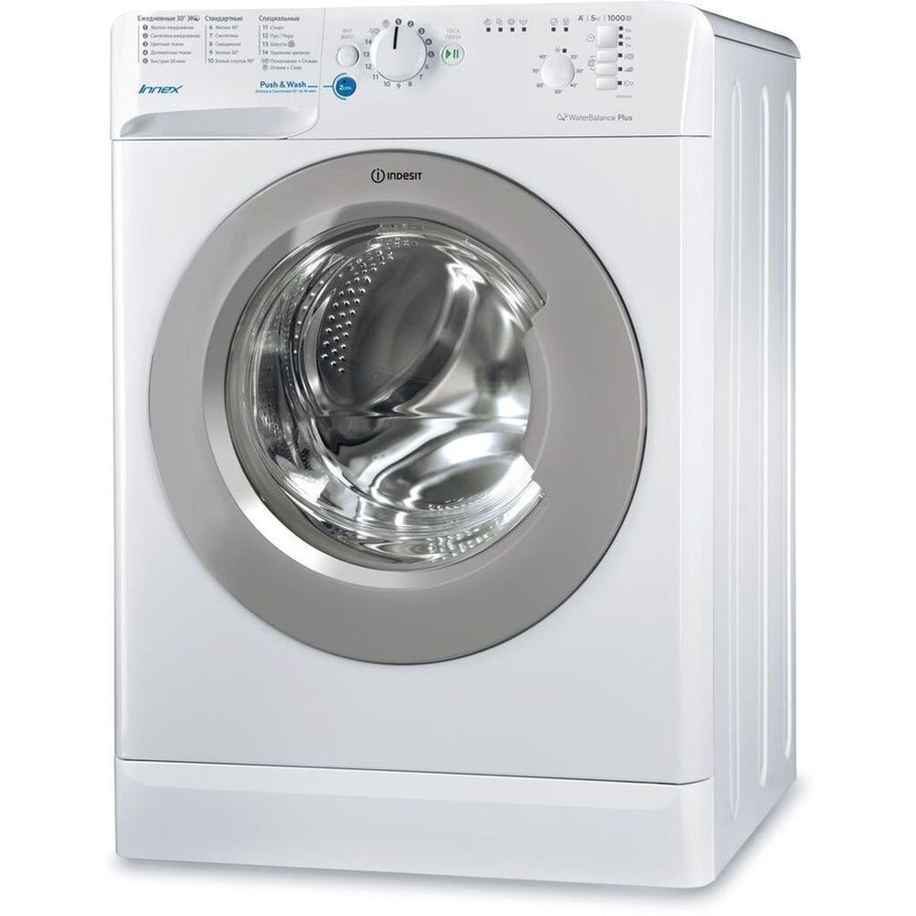 Стиральная машина Indesit Innex BWSB 51051 S, с фронтальной загрузкой, 5кг, 1000об/мин