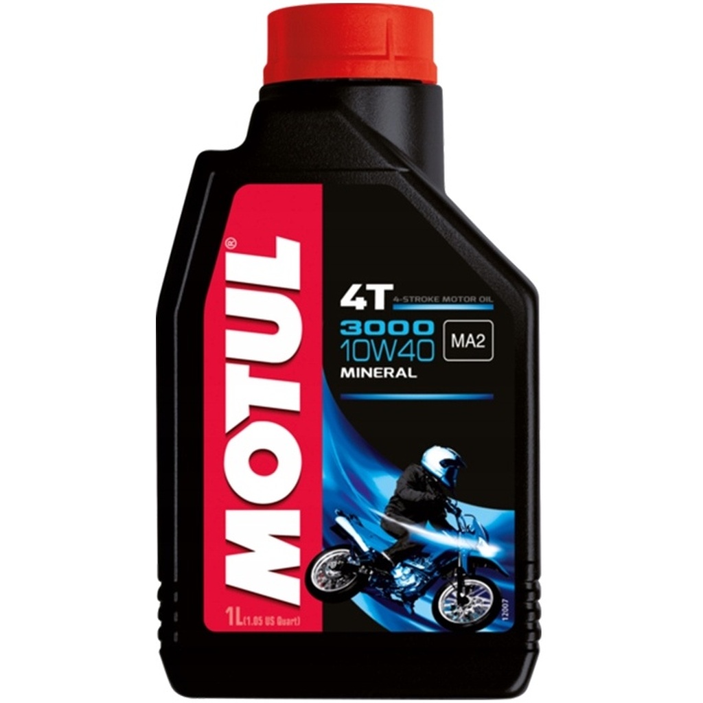 Моторное масло для мотоциклов 3000 4T SAE 10W40 1 л MOTUL 107672