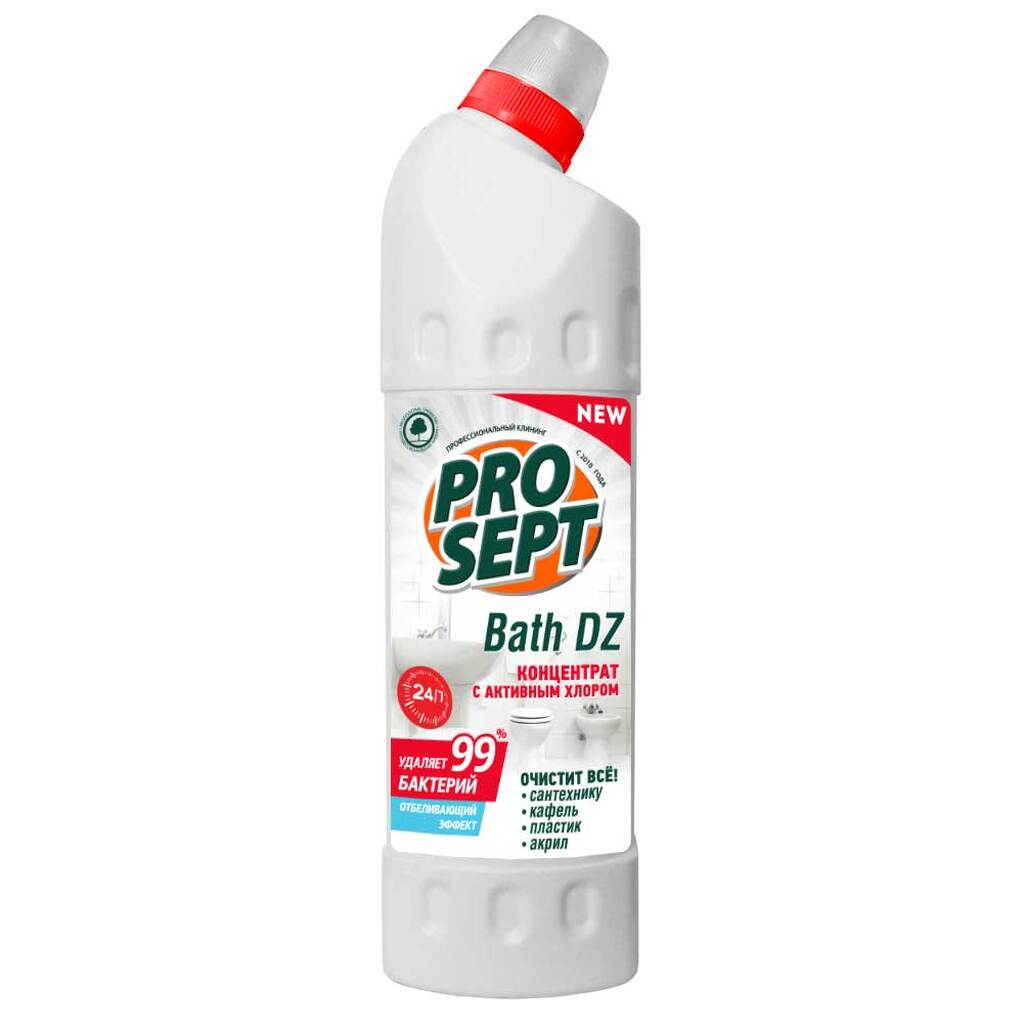 Средство Bath DZ для уборки и дезинфекции санитарных комнат 1 л PROSEPT 108-1