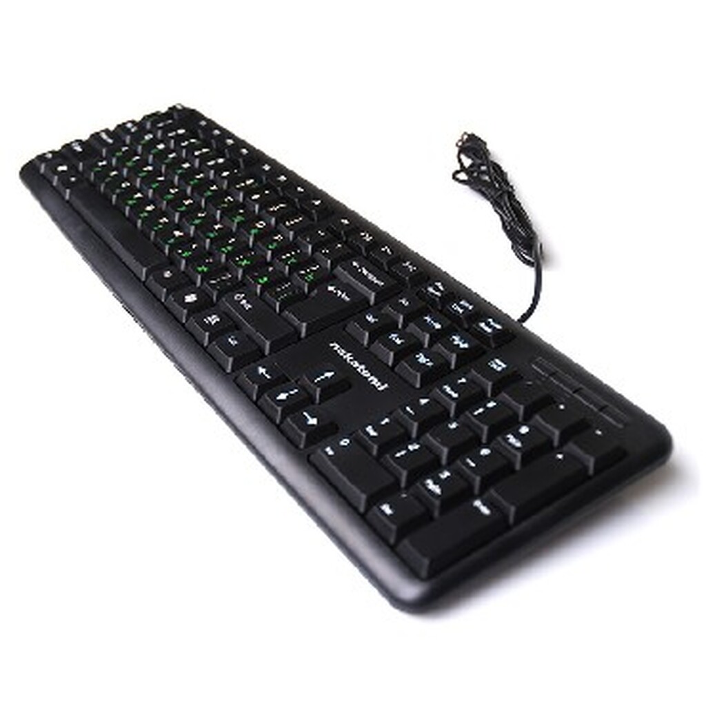 Клавиатура NAKATOMI KN-02U USB черный