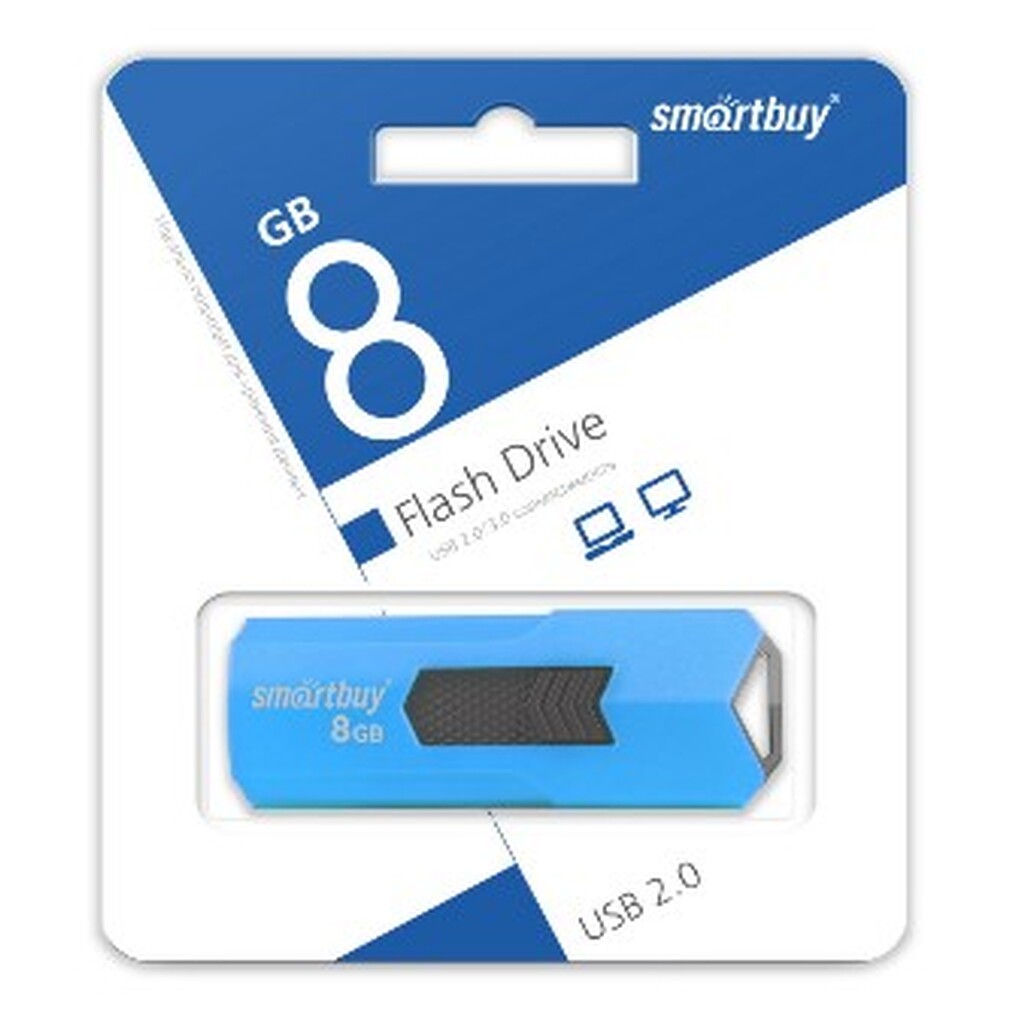 USB флеш SMARTBUY 8GB STREAM BLUE SB8GBST-B