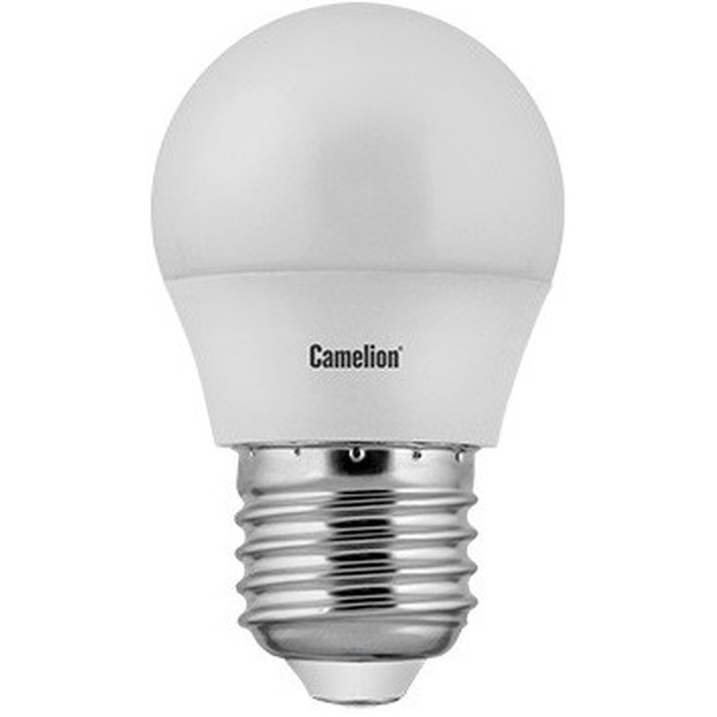 Светодиодная лампа 5Вт 220В Camelion LED5-G45/845/E27 12030