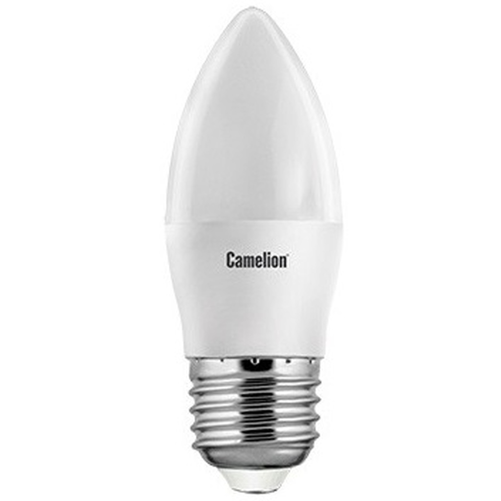 Светодиодная лампа 7Вт 220В Camelion LED7-C35/845/E27 12078