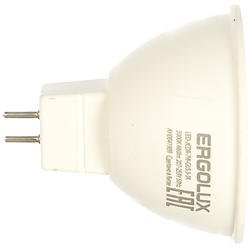 Светодиодная лампа Ergolux JCDR LED-JCDR-7W-GU5.3-3K 7Bт GU5.3 3000K 172-265B 12158