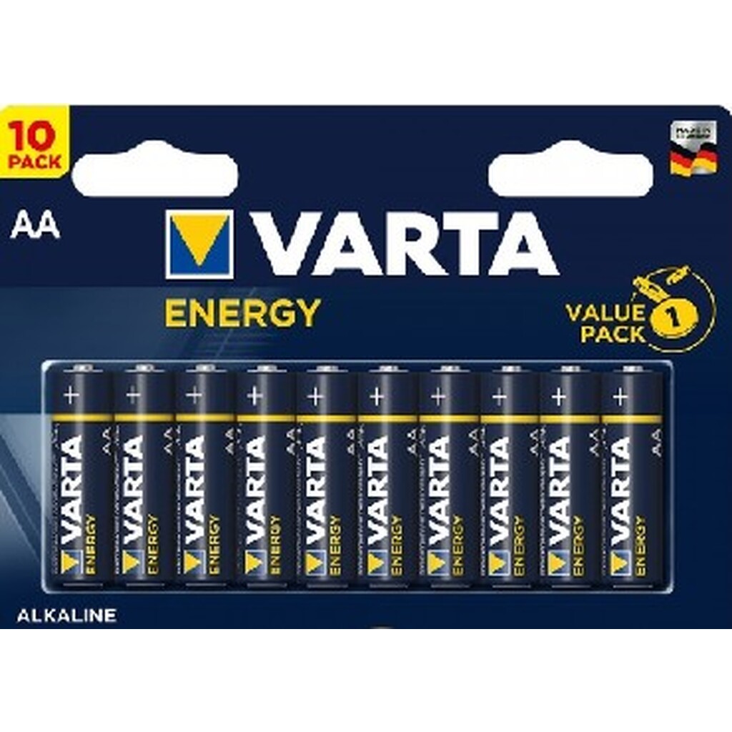 батарейки VARTA LR6 AA BL10 ENERGY ALKALINE 1.5V (4106) (4106229491)