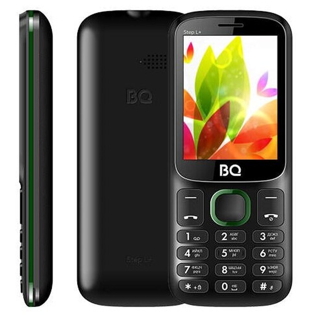 Мобильный телефон BQ 2440 Step L+ Black-Green
