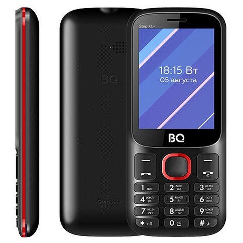 Мобильный телефон BQ 2820 Step XL+ Black-Red