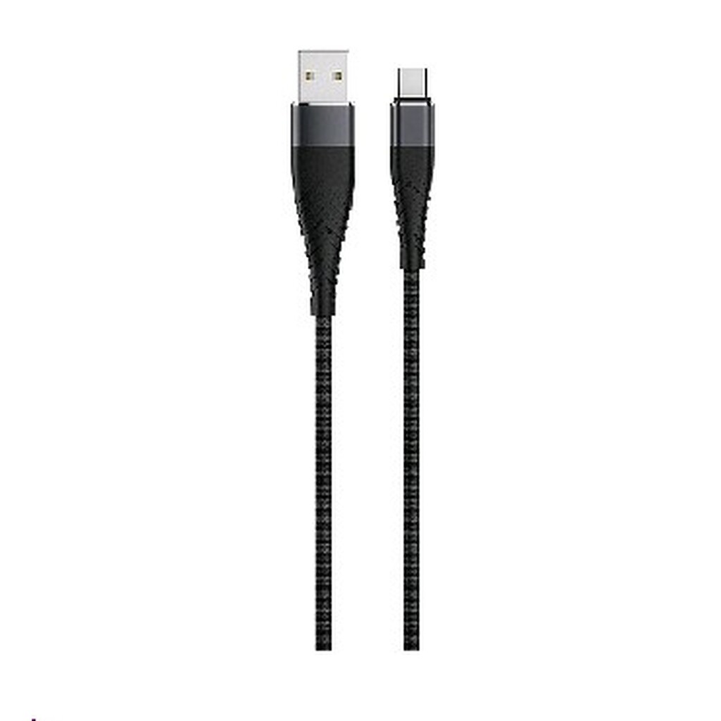 Кабель Type-C OLMIO Кабель SOLID, USB 2.0 - Type-C, 1.2м, 2.1A, черный (39517)