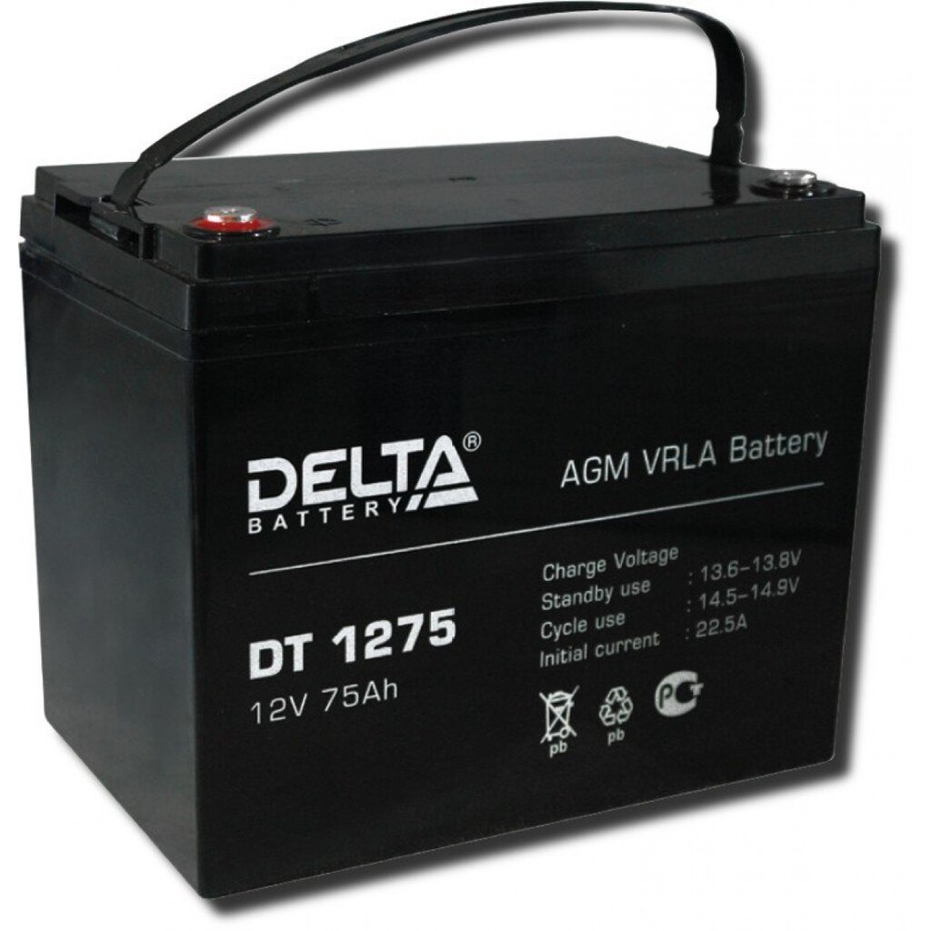 Батарея аккумуляторная Delta DT 1275