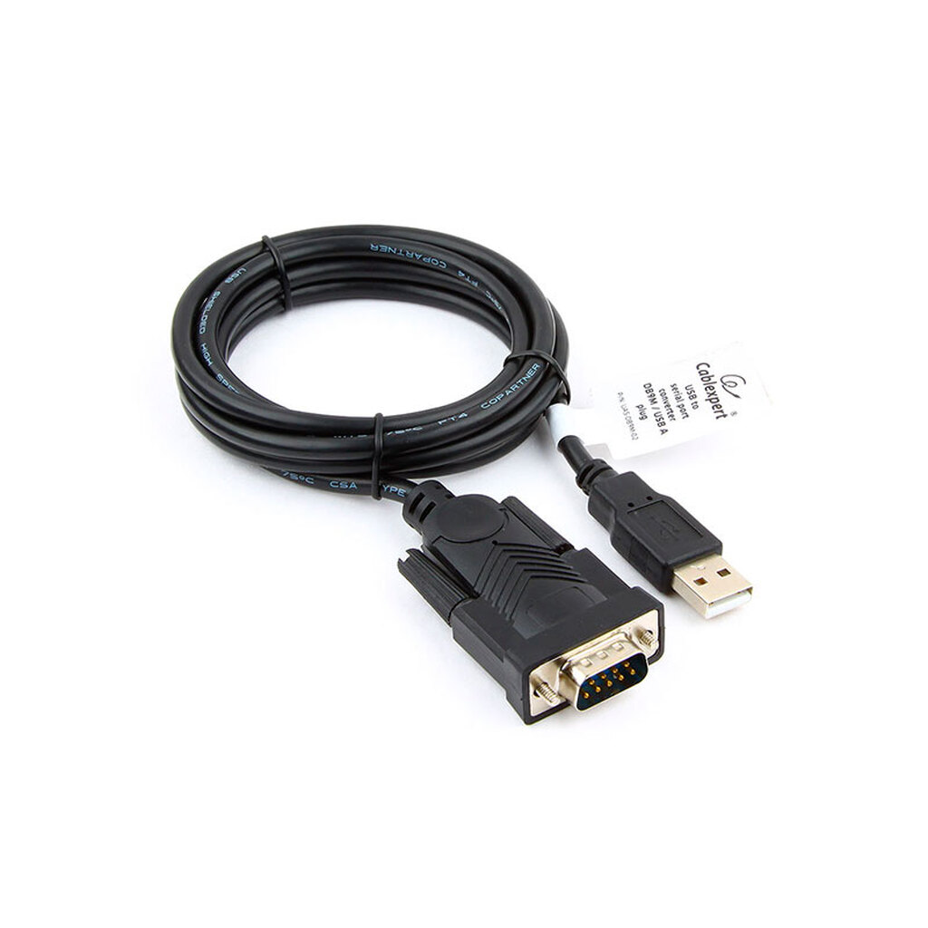 Аксессуар Gembird Cablexpert USB - Serial port AM/DB9M 1.5m Black UAS-DB9M-02 P527974