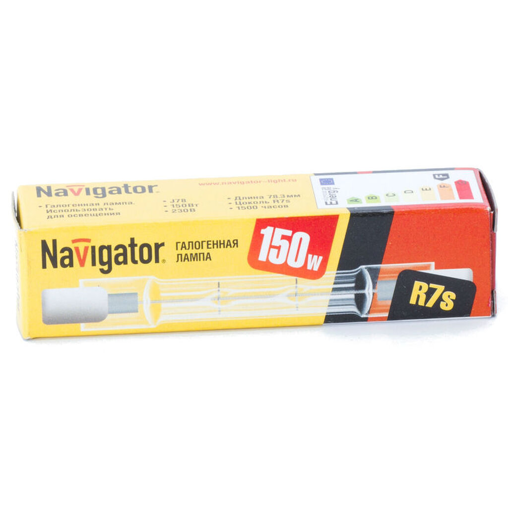 Галогенная лампа Navigator 94 218 J78мм 150W R7s 230V 2000h 4607136942189 128333