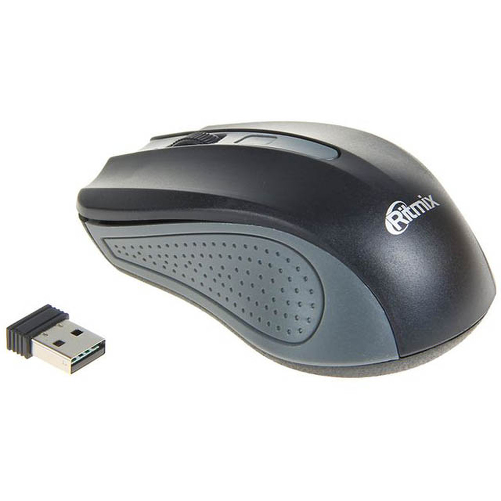 Мышь Ritmix RMW-555 черно-серый