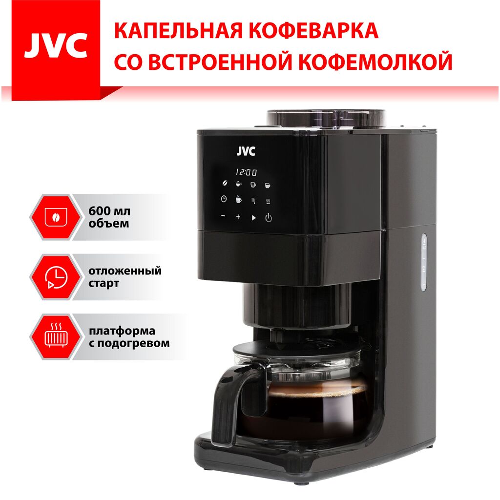 Капельная кофеварка профессиональная JVC JK-CF37