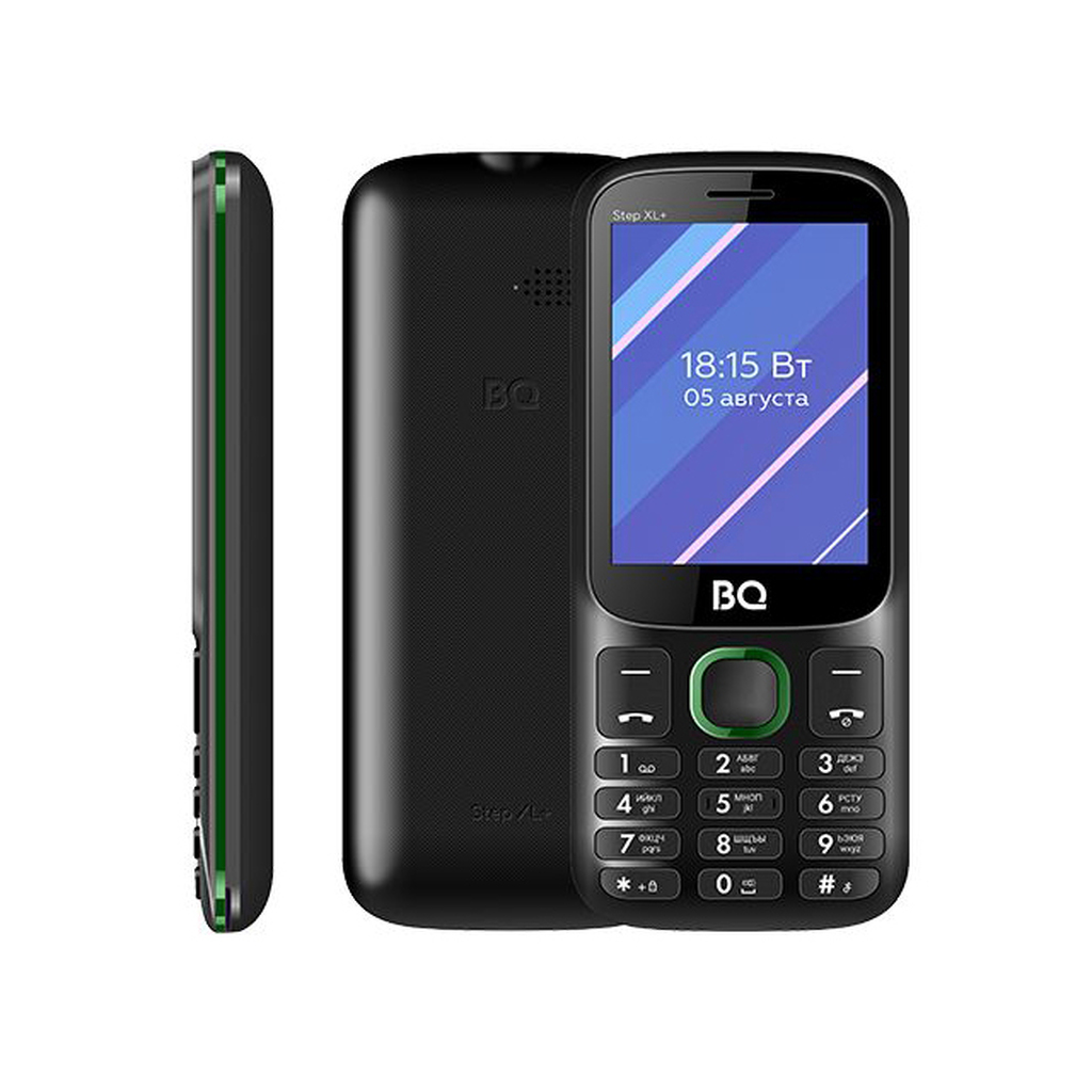 Мобильный телефон BQ 2820 Step XL+ Black-Green
