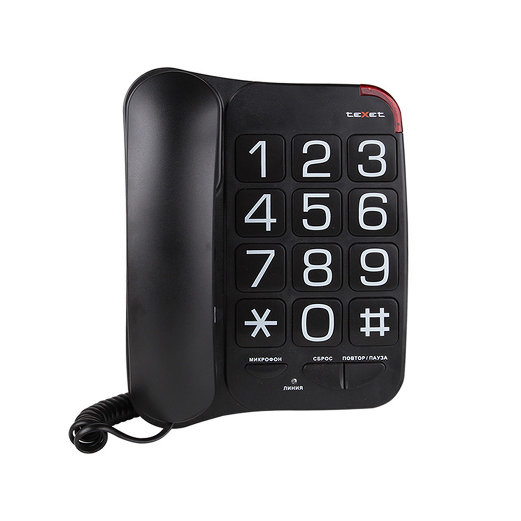 Телефон teXet TX-201 Black P723584