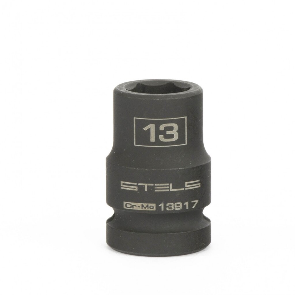 Головка ударная шестигранная (13 мм; CrMo; 1/2DR) STELS 13917