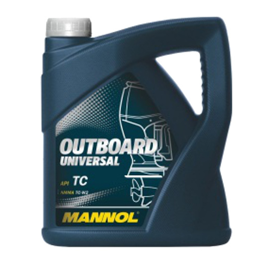 Масло минеральное для 2-х тактных двигателей Outboard Universal (4 л) MANNOL 1429