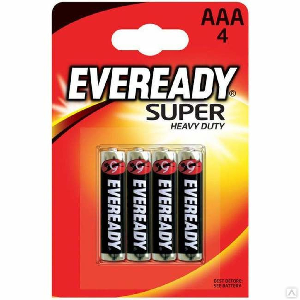 Батарейка Energizer ААА SUPER HEAVY DUTY 4шт 301156100