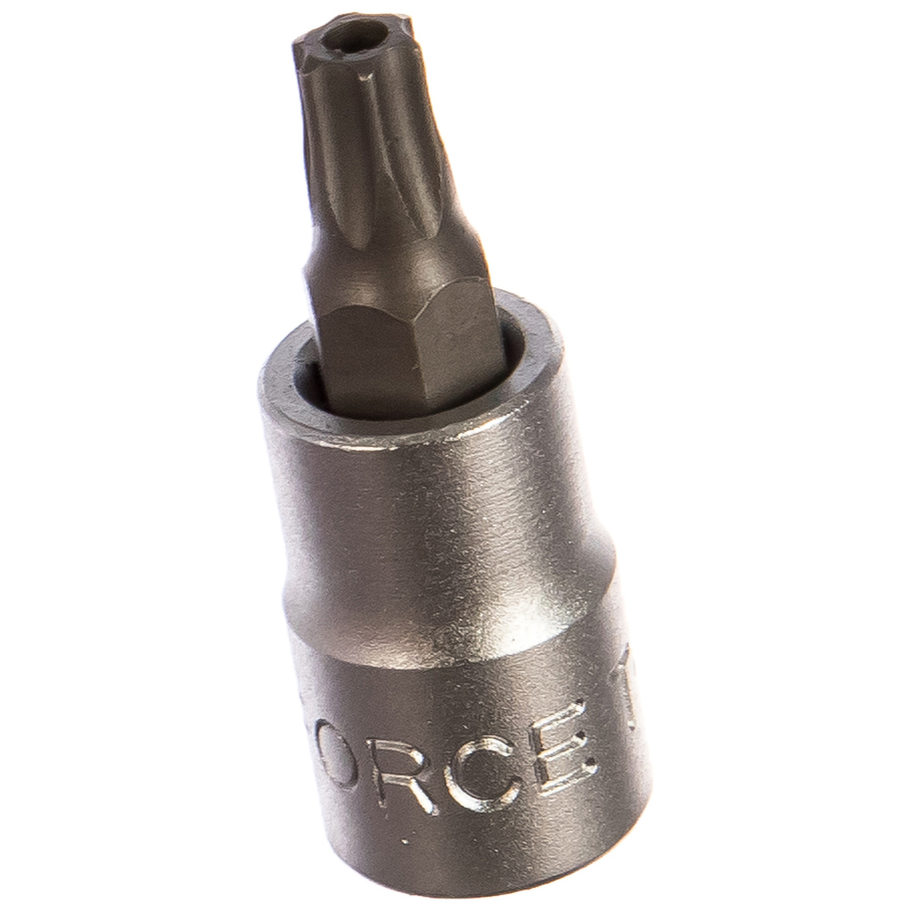 Головка бита 1/4", TORX с отверстием Т-27Н, L=32 мм FORCE 3273227