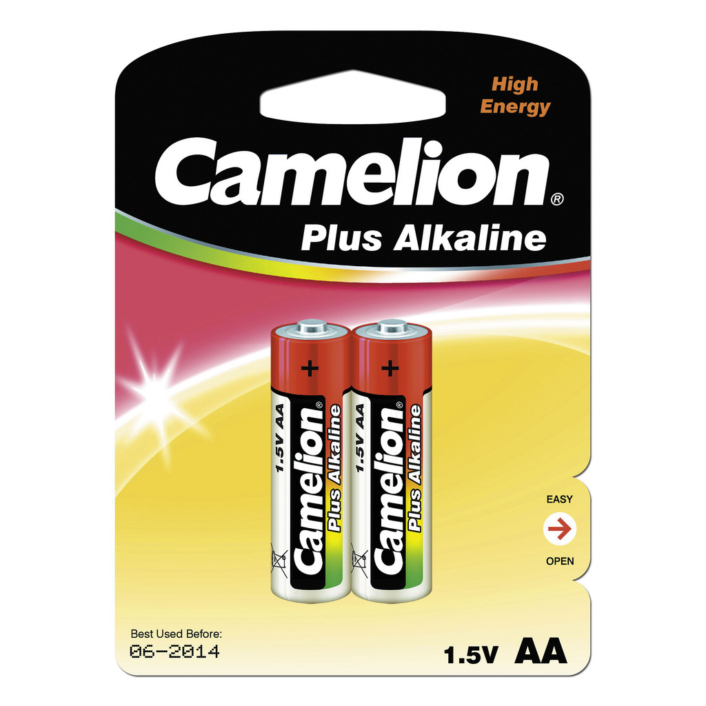 Батарейка 1.5В Camelion, LR 6 Plus Alkaline BL-2, 1652