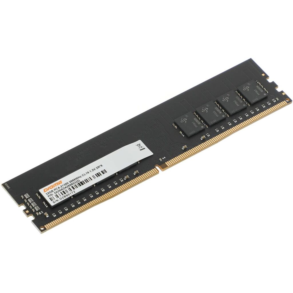 Оперативная память Digma DGMAD42666032D DDR4 -  32ГБ 2666МГц, DIMM,  Ret 1784397