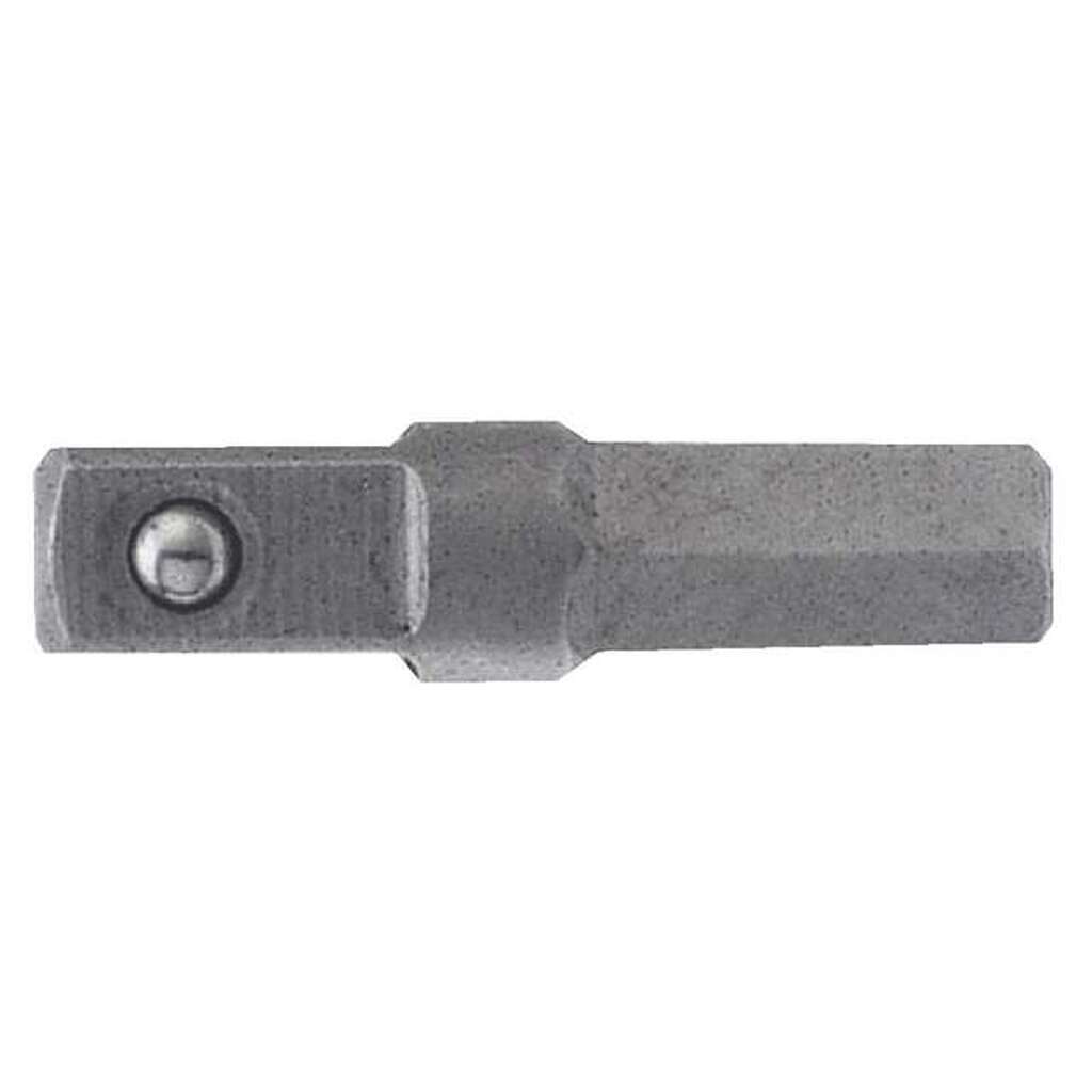 Адаптер 1/4"HEXх1/4"DR, L=25 мм FORCE 8092225