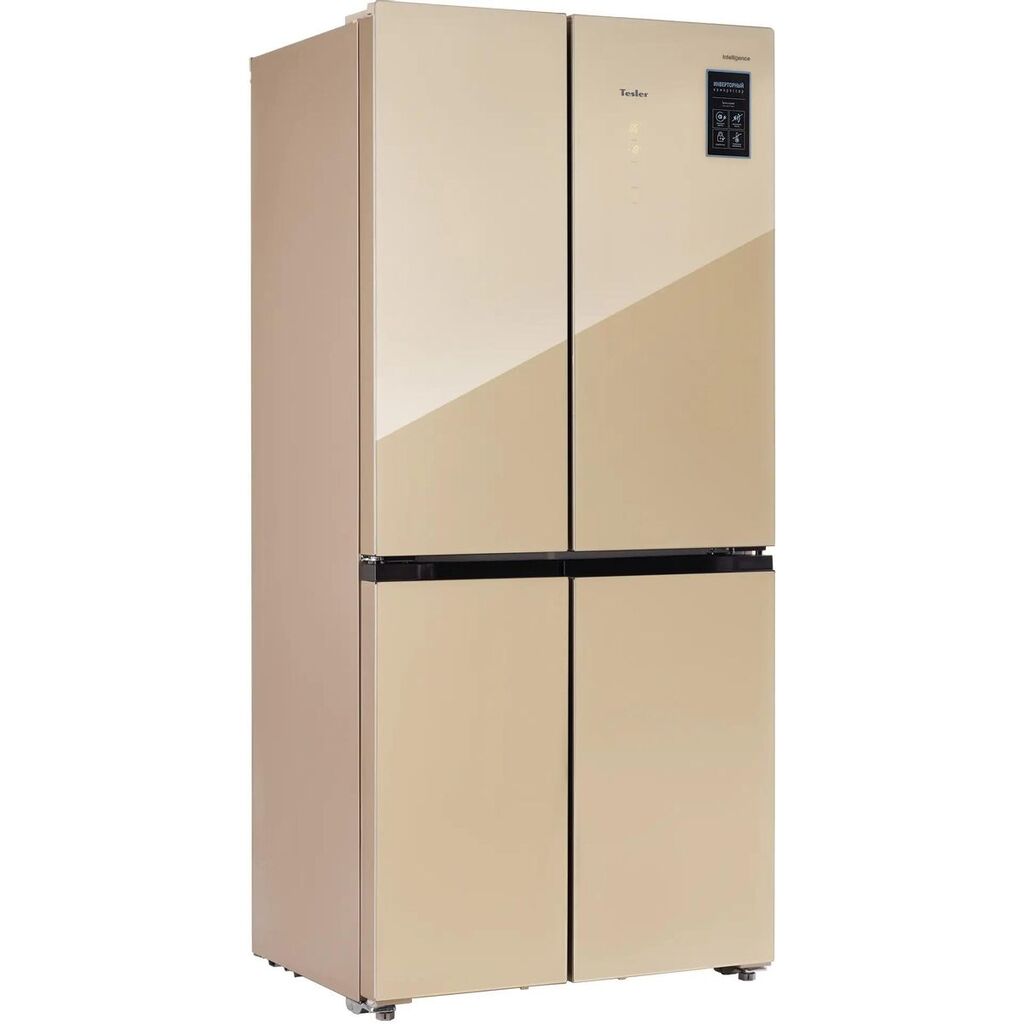 Холодильник двухкамерный No Frost, инверторный TESLER RCD-482I Beige glass