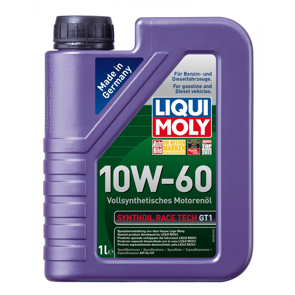 Синтетическое моторное масло 1л 10W-60 LIQUI MOLY Synthoil Race Tech GT1 1943