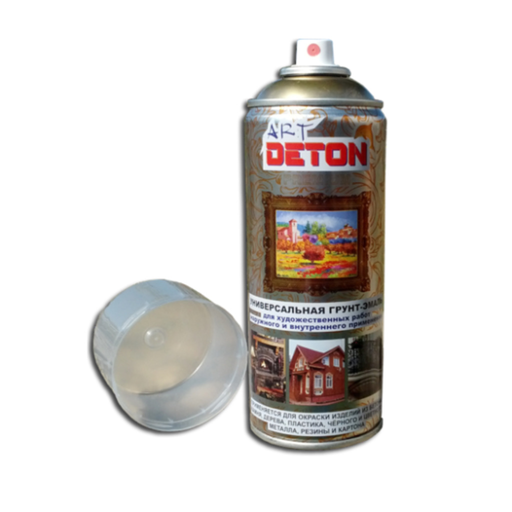 Краска аэрозольная зеркально-металлический Хром Deton 520мл.(DTN-A70689) DTNA70689