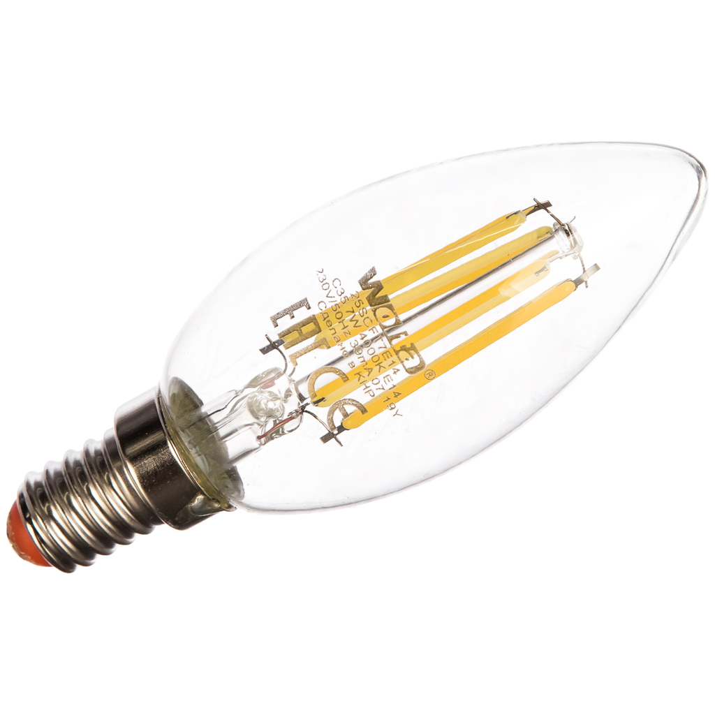 Лампа LED Wolta FILAMENT, 4000К, 25SCFT7E14