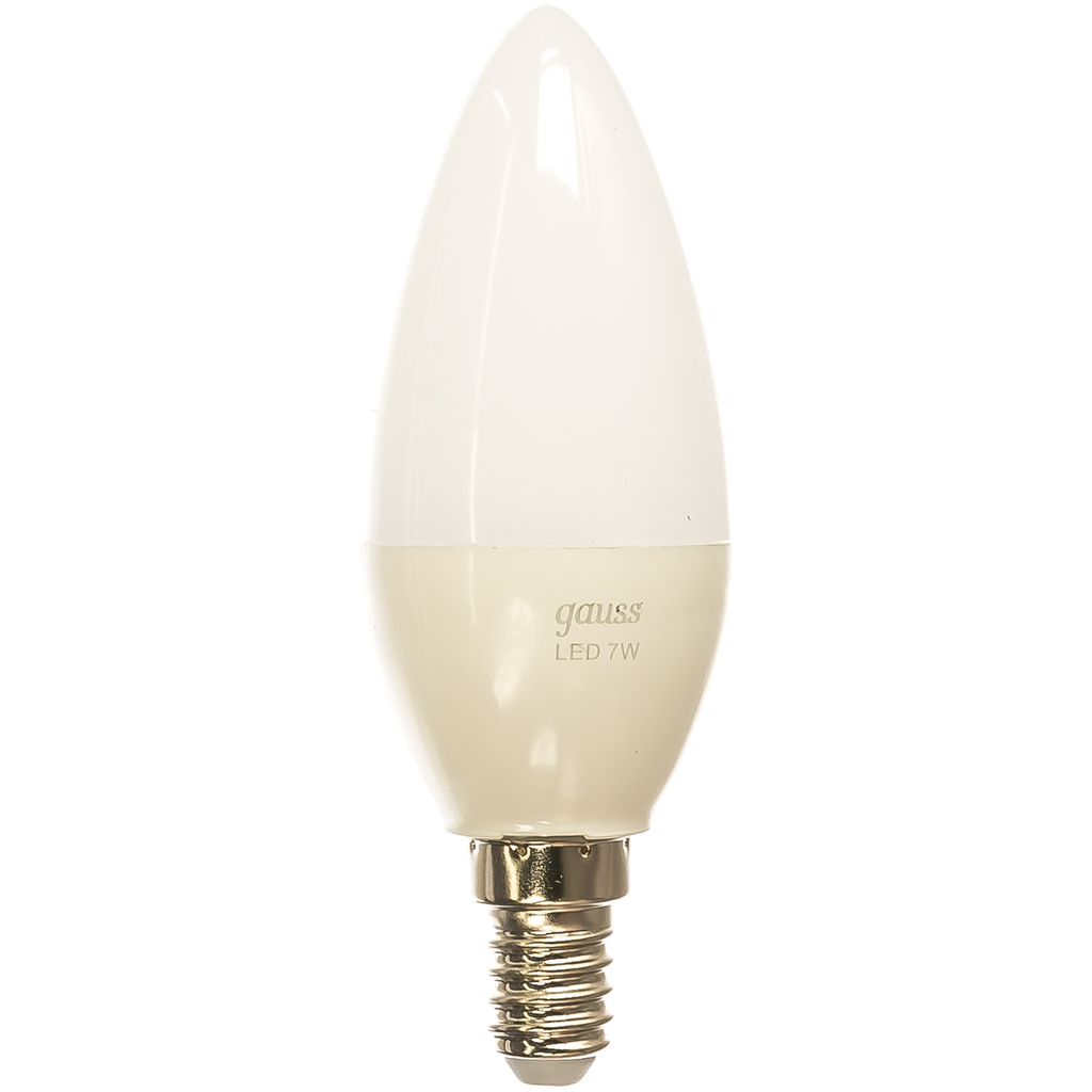 Лампа Gauss LED Свеча E14 7W 550lm 4100К step dimmable 103101207-S