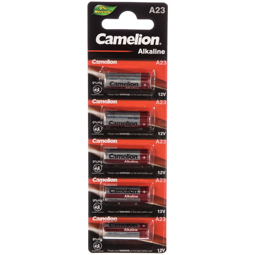 Батарейка Camelion LR23A BL-5 Mercury Free A23-BP5 12В 12828