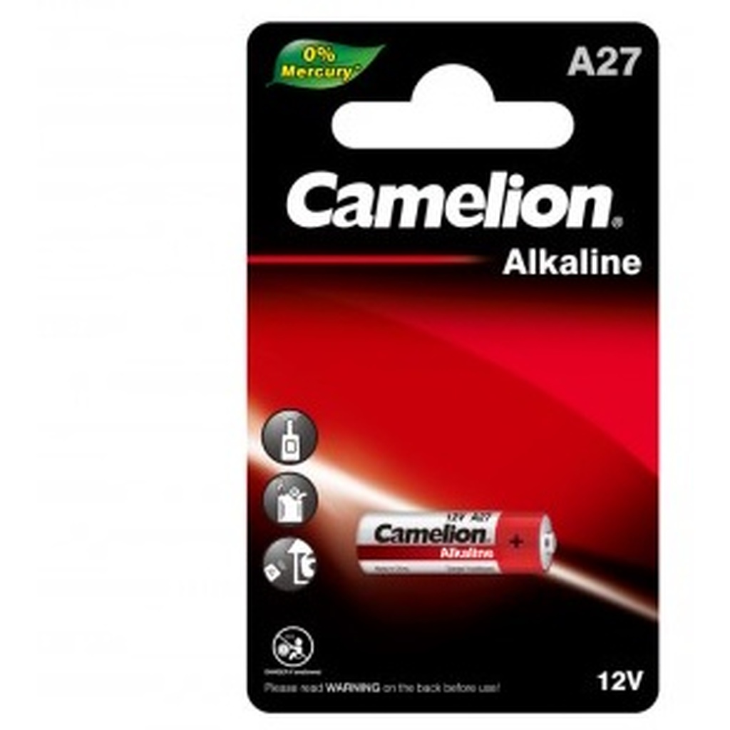 Батарейка Camelion LR27A BL-1 Mercury Free A27-BP1 12В 12829