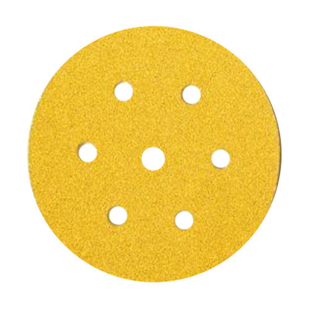Шлифовальный круг для сухой обработки GOLD (150 мм; Р500; 6+1 отв.; 100 шт.) MIRKA 2362809951