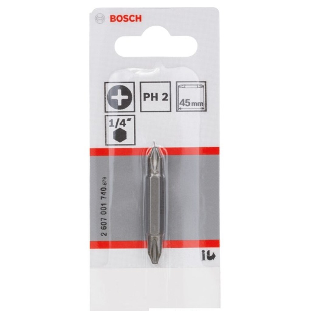 Бита двусторонняя (25 мм; 1 шт) PH2-PH2 Bosch 2.607.001.740